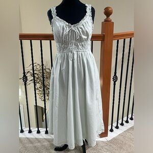 Light Mint Green Striped Sundress by OLD NAVY WOMEN SIZE M